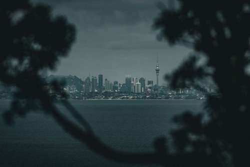 Skyline de la ville d'Auckland
