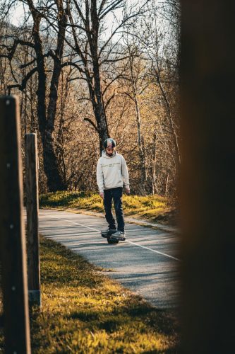 one wheel sur piste cyclable